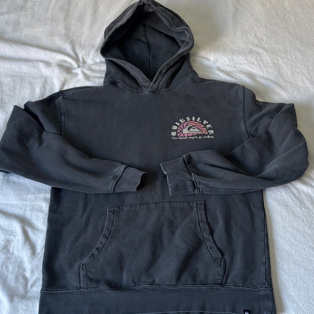 Quiksilver Men's Charcoal Hoodie